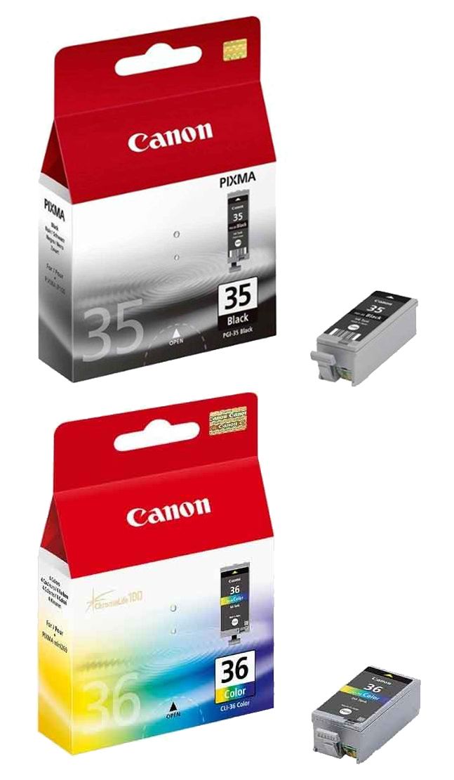 Canon PGI-35BK / CLI-36 Black & Colour Ink Cartridge Multipack