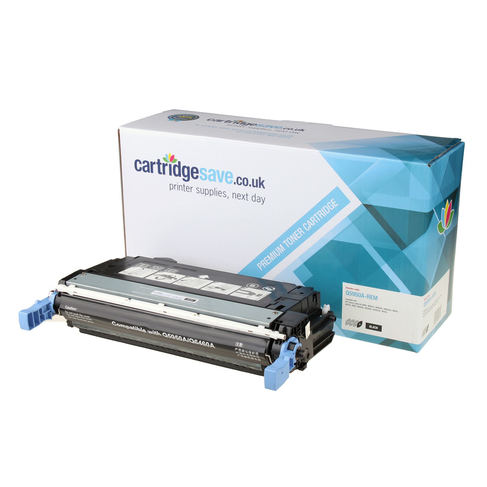 Compatible HP 643A Black Toner Cartridge (Q5950A)