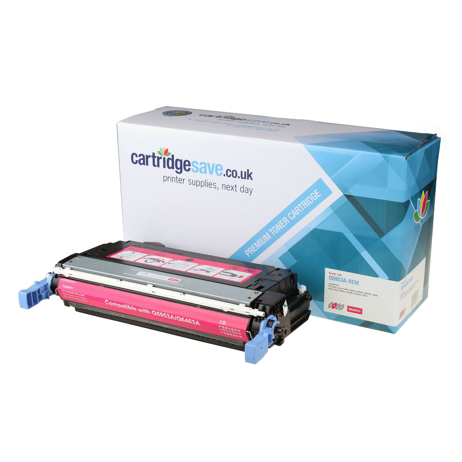 Compatible HP 643A Magenta Toner Cartridge (Q5953A)