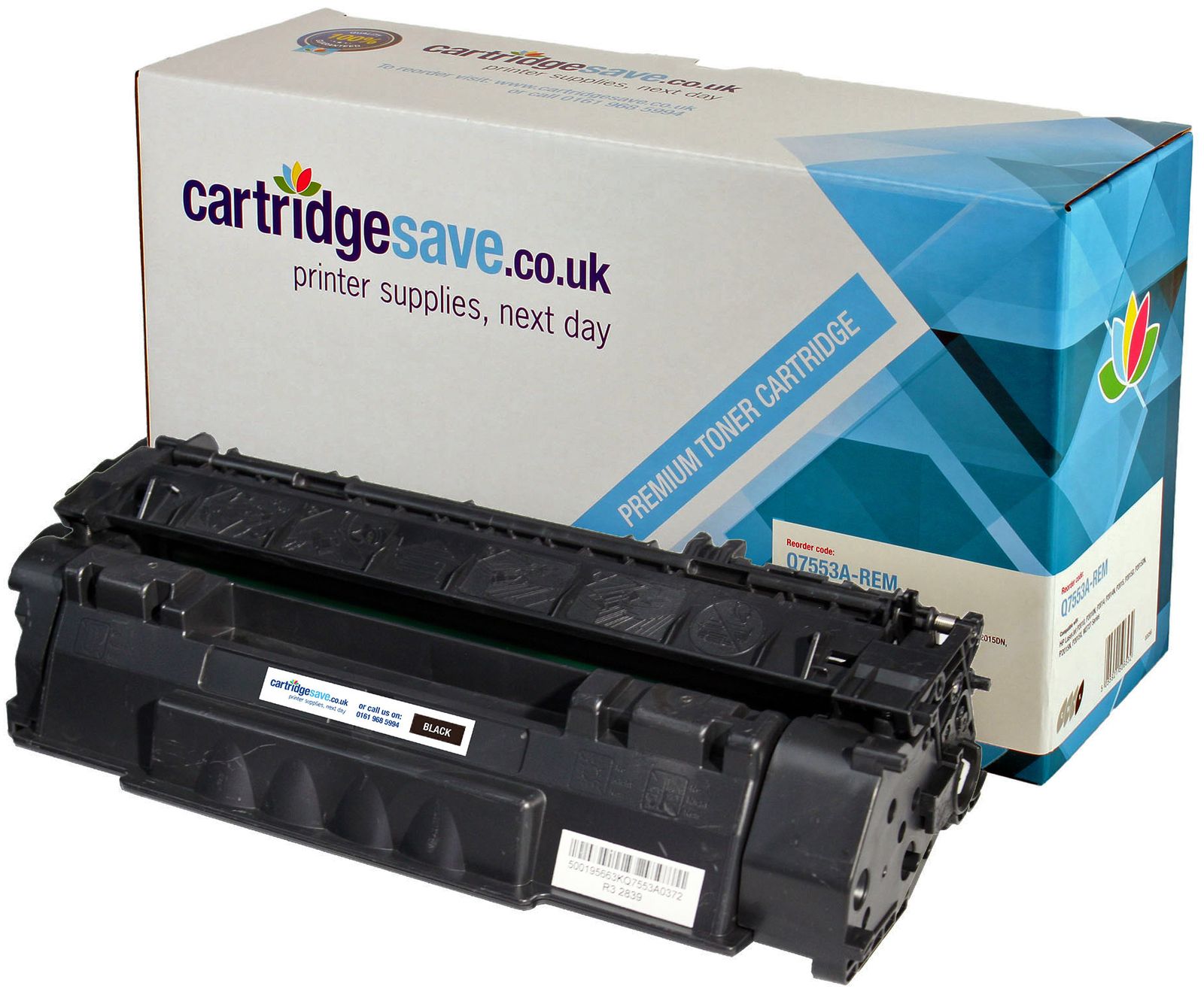 Compatible HP 53A Black Toner Cartridge - (Q7553A)