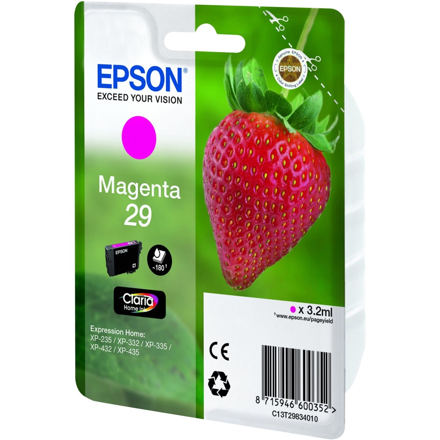 Epson 29 Magenta Ink Cartridge - (T2983 Strawberry)