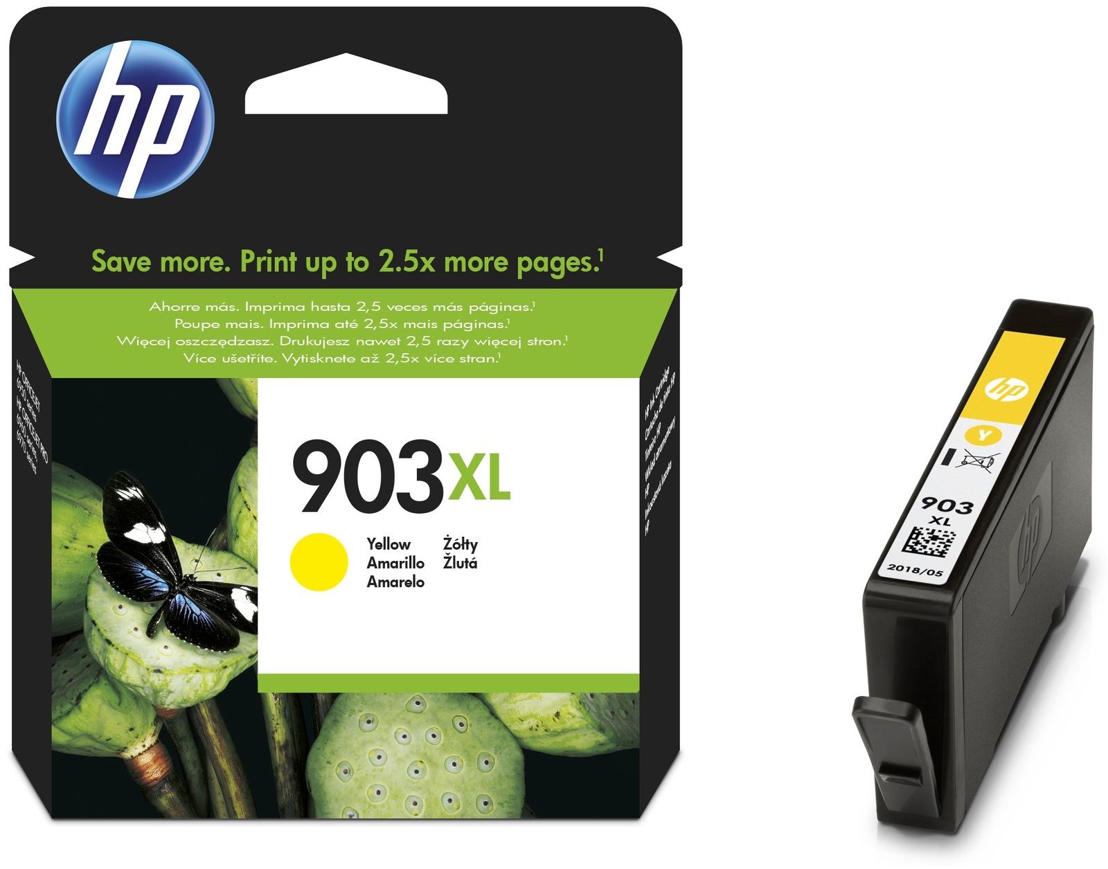 HP 903XL High Capacity Yellow Ink Cartridge - (T6M11AE)