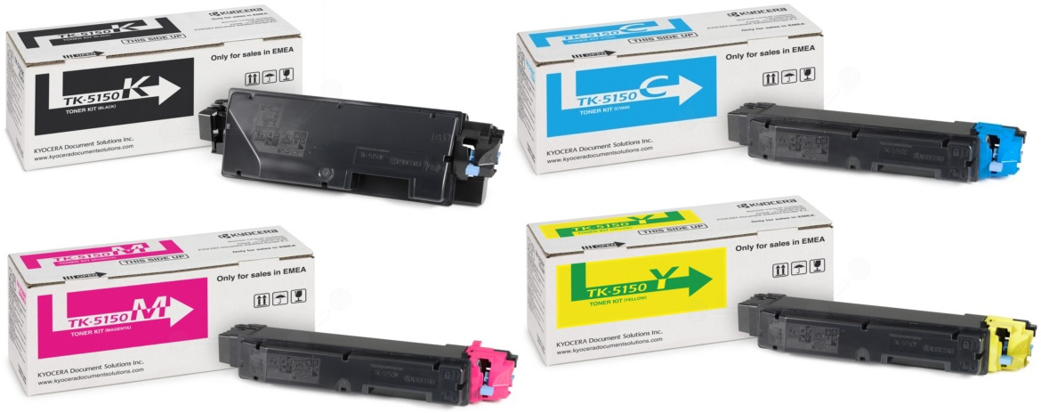 Kyocera TK-5150 4 Colour Toner Cartridge Multipack