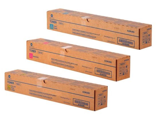 Konica Minolta TN321 3 Colour Toner Cartridge Multipack