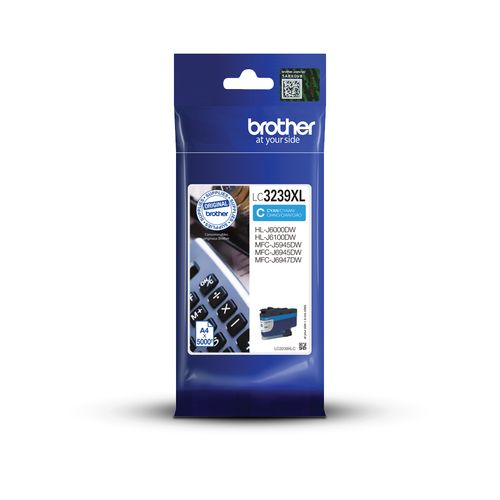 Brother LC3239XLC High Capacity Cyan Ink Cartridge