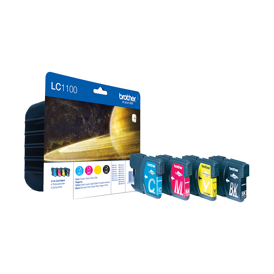 Brother LC1100 4 Colour Ink Cartridge Multipack