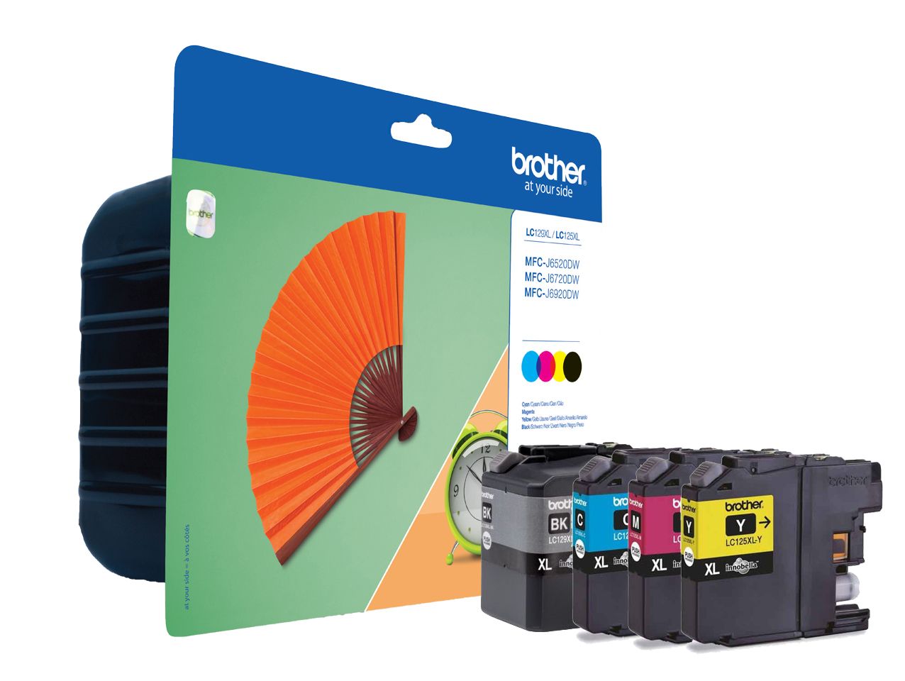 Brother LC129XL / LC125XL High Capacity 4 Colour Ink Multipack