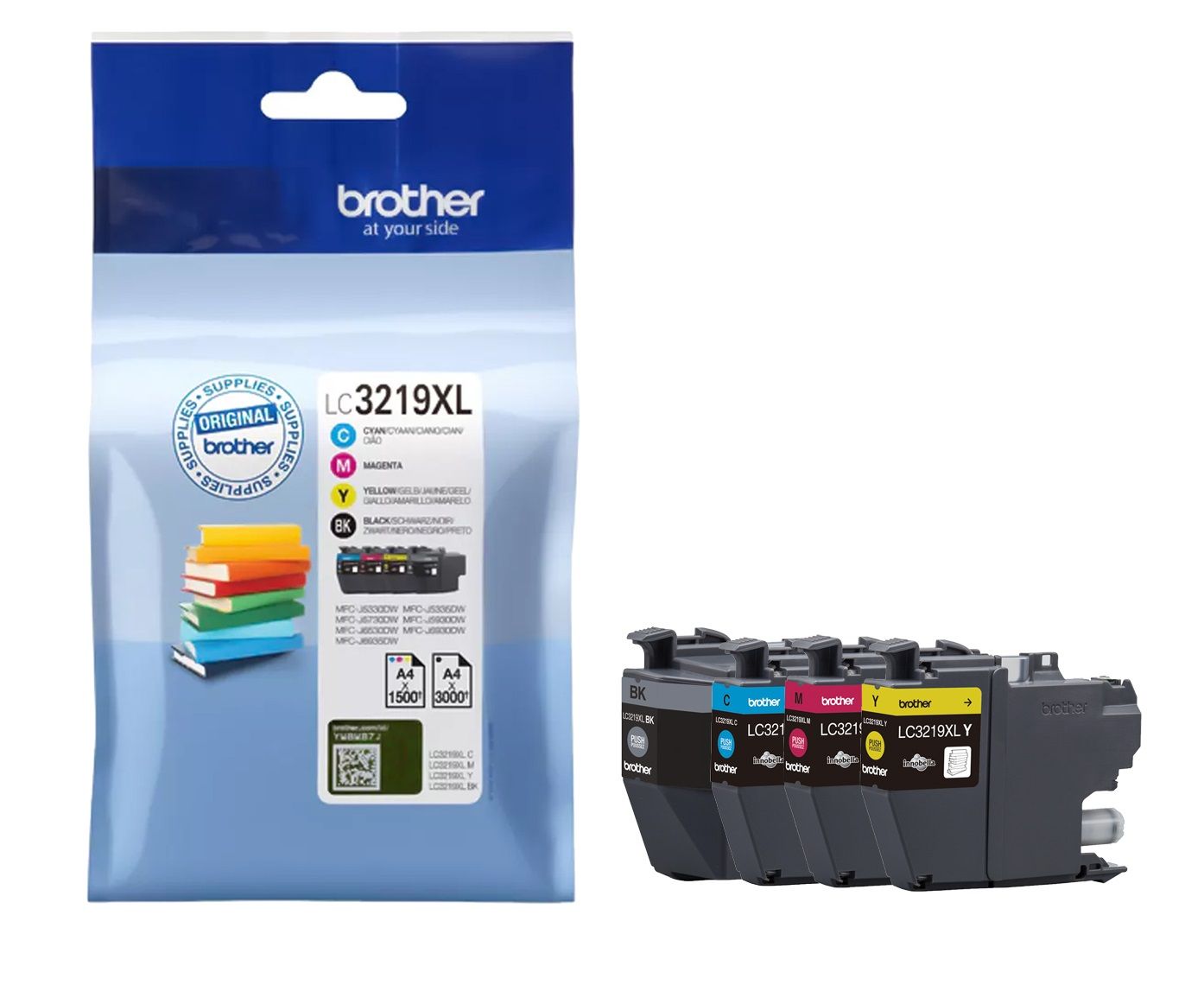 Brother LC3219XL High Capacity 4 Colour Ink Cartridge Multipack