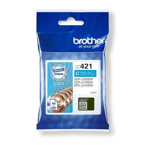 Brother LC421C Cyan Ink Cartridge