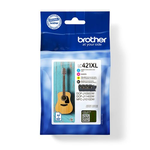 Brother LC421XLVAL High Capacity 4 Colour Ink Cartridge Multipack 