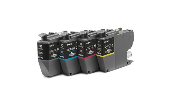 Brother LC421XLVAL High Capacity 4 Colour Ink Cartridge Multipack 