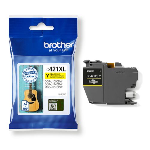 Brother LC421XLY High Capacity Yellow Ink Cartridge