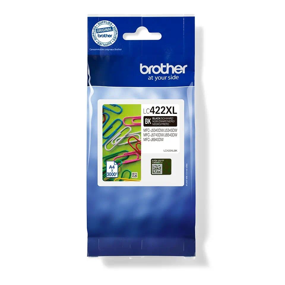 Brother LC422XLBK High Capacity Black Ink Cartridge