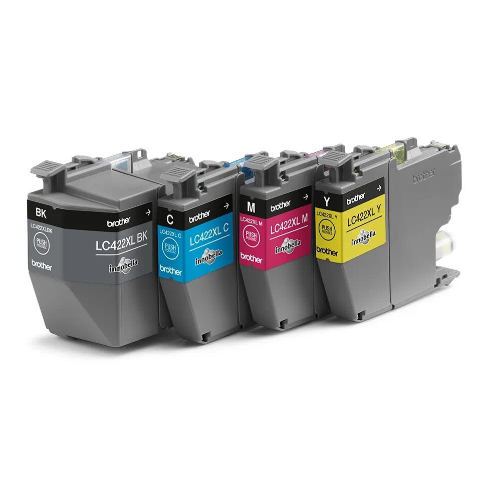 Brother LC422XLVAL High Capacity 4 Colour Ink Cartridge Multipack