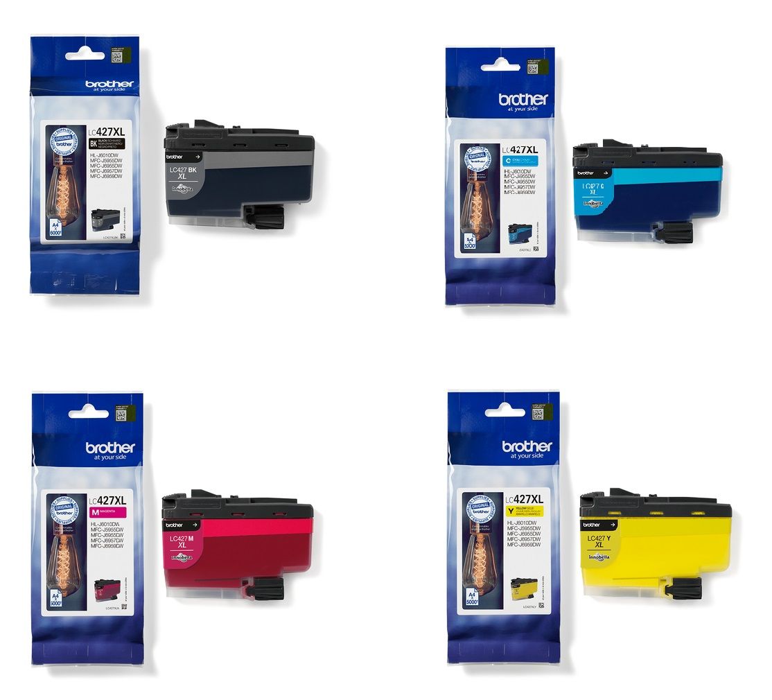 Brother LC427XL High Capacity 4 Colour Ink Cartridge Multipack 