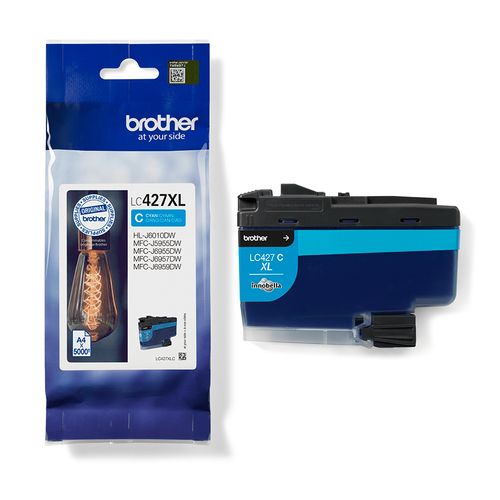 Brother LC427XLC High Capacity Cyan Ink Cartridge