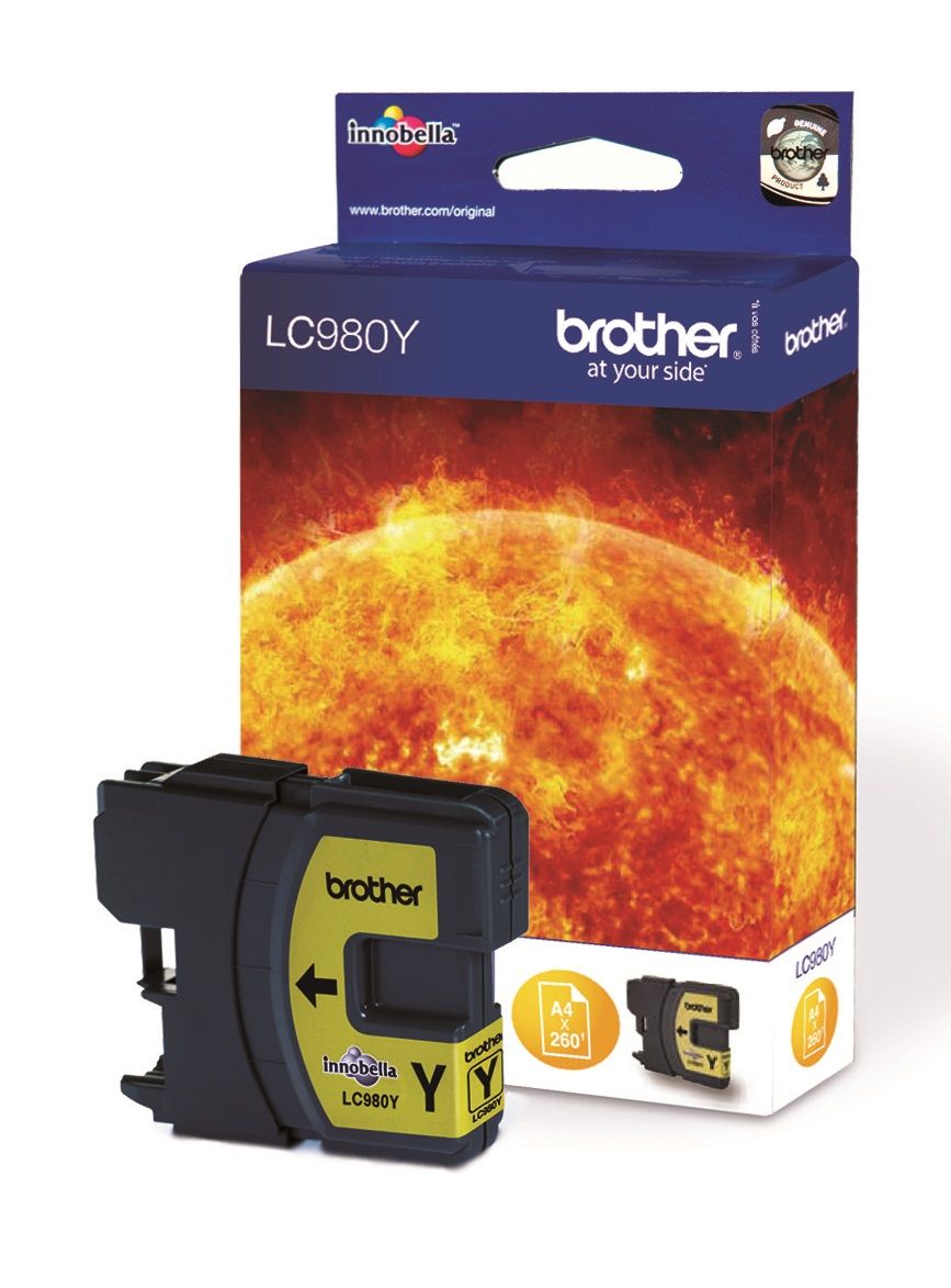 Brother LC980Y Yellow Ink Cartridge