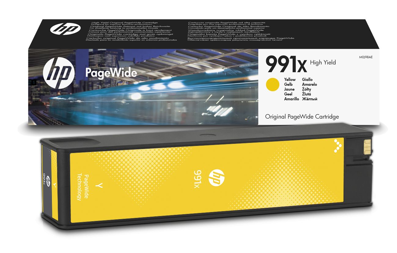 HP 991X High Capacity Yellow Ink Cartridge - (M0J98AE)