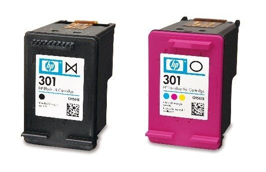 HP 301 Black & Tri-Colour Ink Cartridge Multipack (N9J72AE)