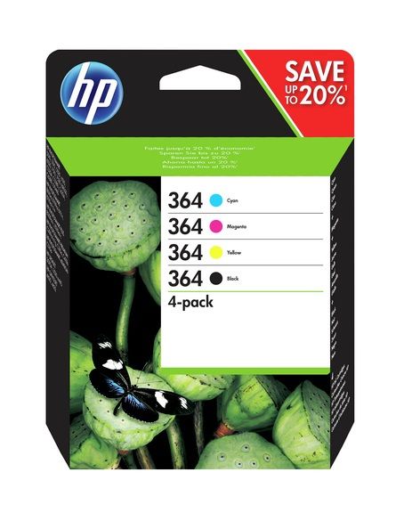 HP 364 4 Colour Ink Cartridge Multipack (N9J73AE)