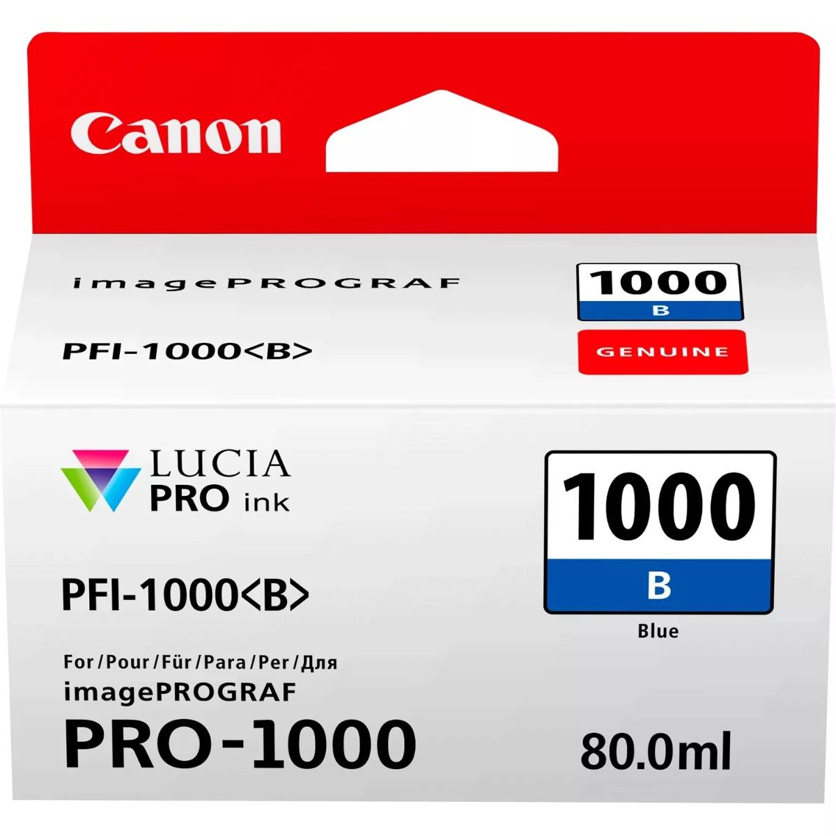 Canon PFI-1000B Blue Ink Cartridge - (0555C001)