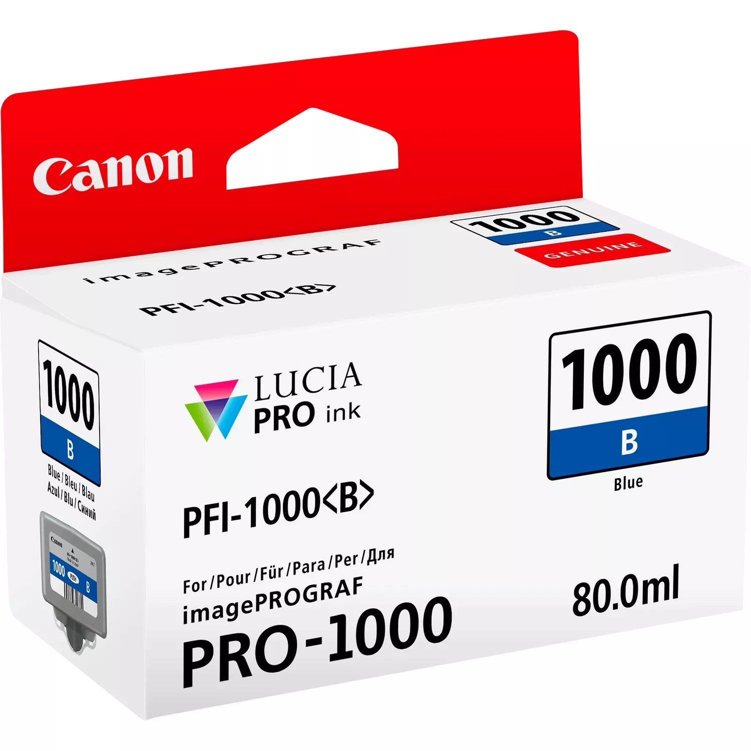 Canon PFI-1000B Blue Ink Cartridge - (0555C001)