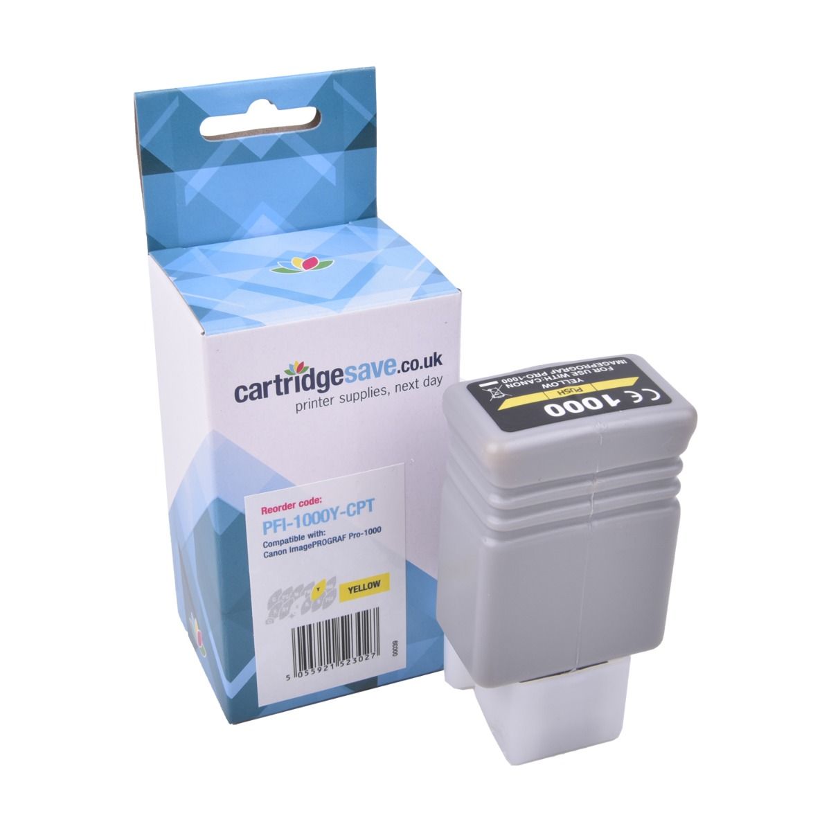 Compatible Canon PFI-1000Y Yellow Ink Cartridge - (0549C001)