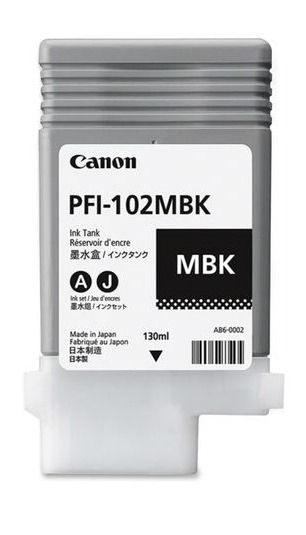 Canon PFI-102MBK Matte Black Ink Cartridge - (0894B001AA)