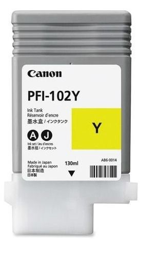 Canon PFI-102Y Yellow Ink Cartridge - (0898B001AA)