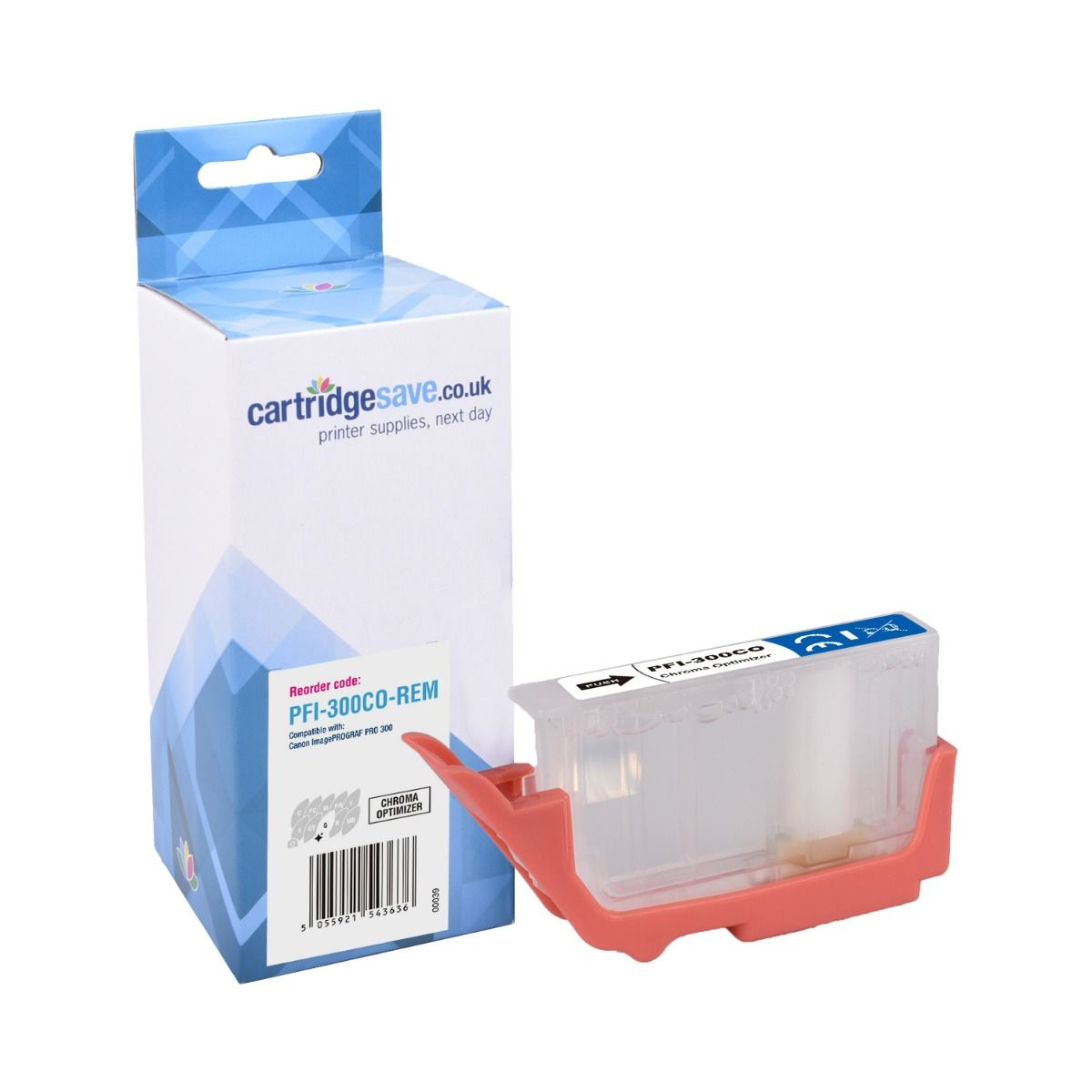 Compatible Canon PFI-300CO Chroma Optimiser Clear Ink Cartridge - (4201C001)