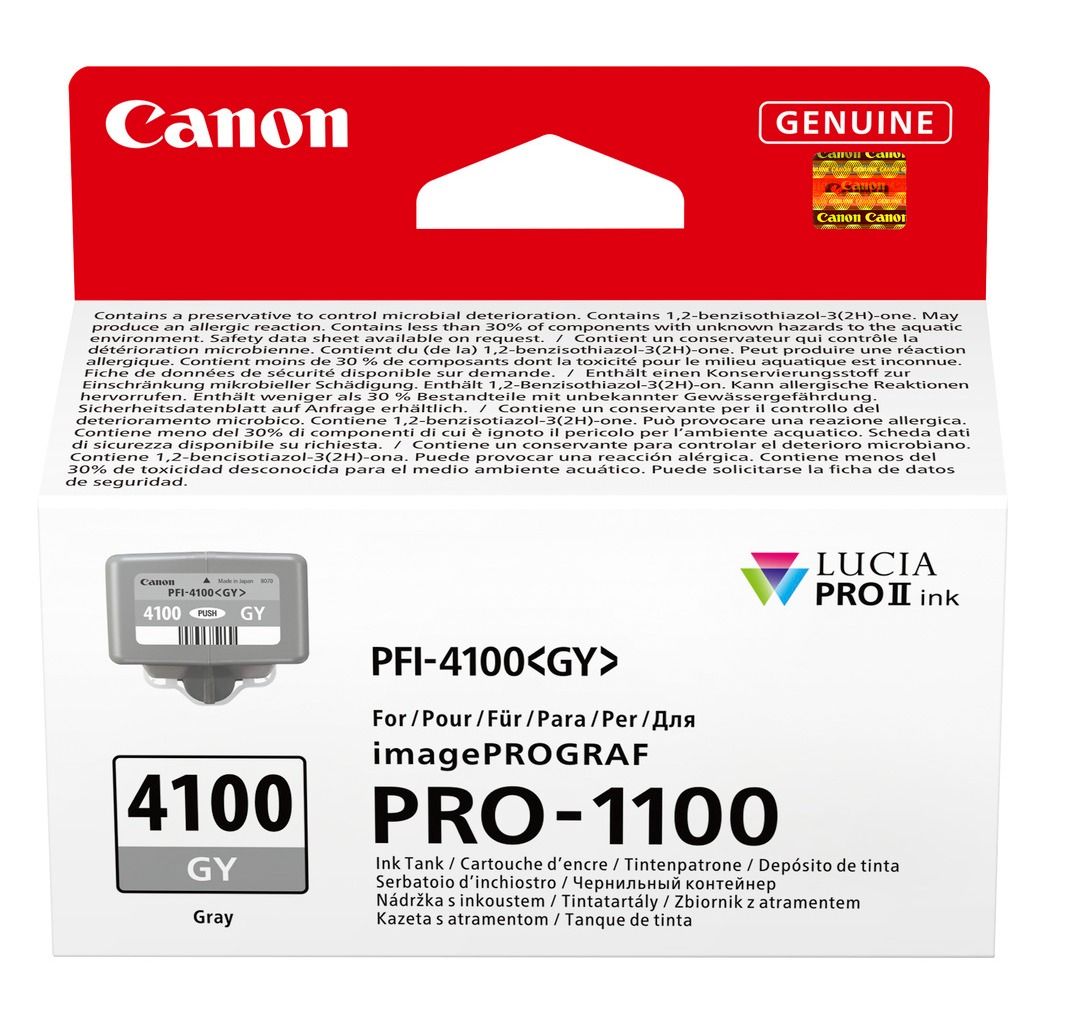 Canon PFI-4100GY Grey Ink Cartridge - (6783C001)