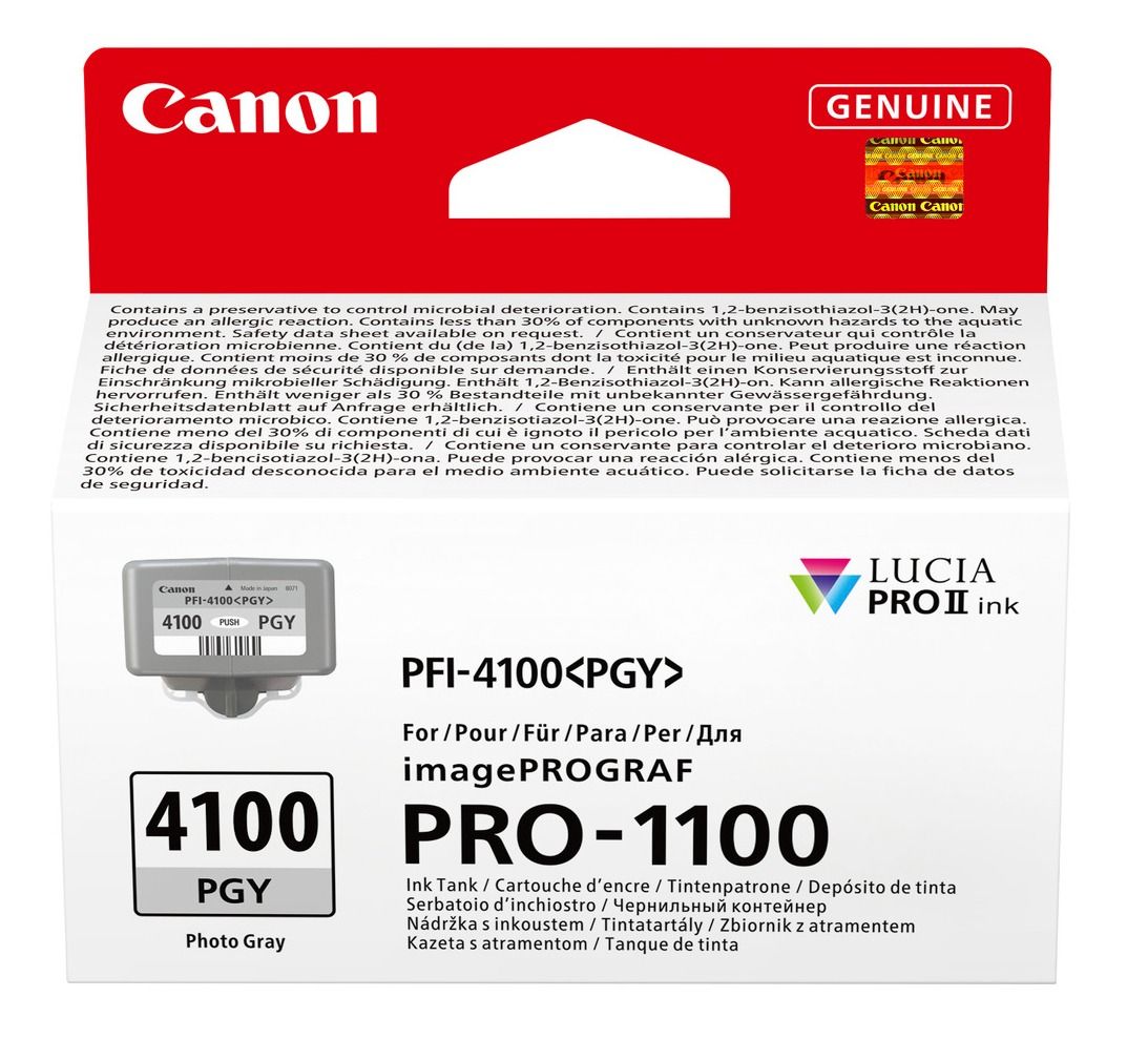 Canon PFI-4100PGY Photo Grey Ink Cartridge - (6784C001)