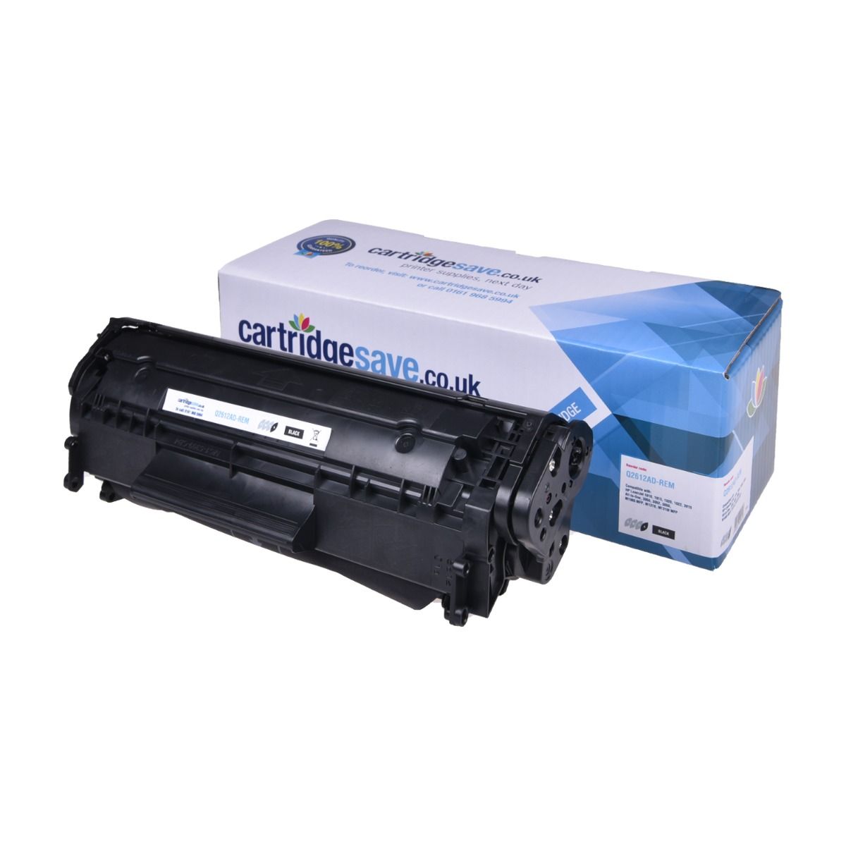 Compatible HP 12A Black Toner Cartridge - (Q2612A)