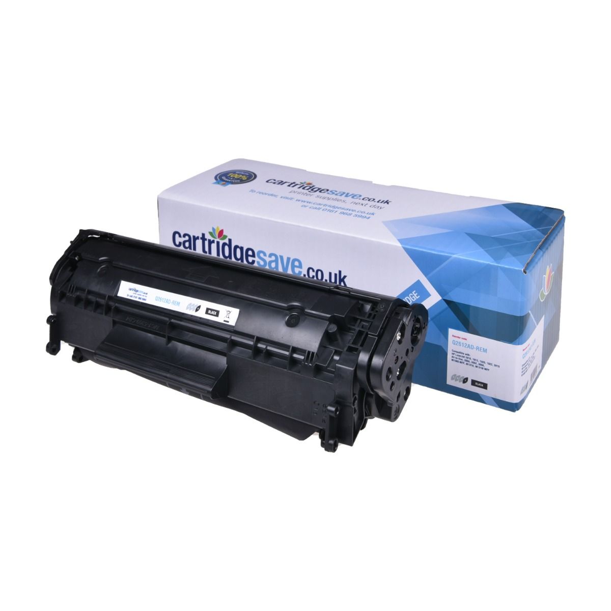 Compatible HP 12X High Capacity Black Toner Cartridge - (Q2612X)