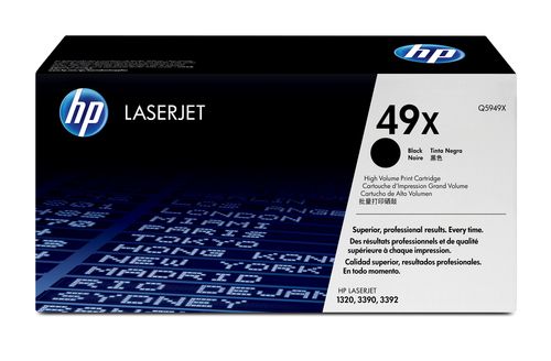 HP 49X High Capacity Black Toner Cartridge - (Q5949X)