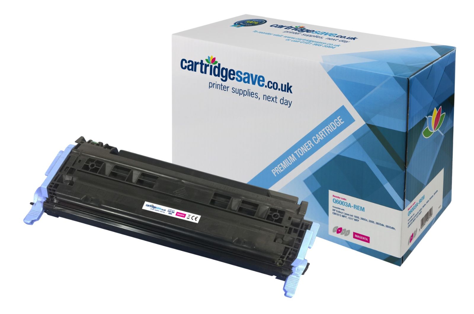 Compatible HP 124A Magenta Toner Cartridge - (Q6003A)