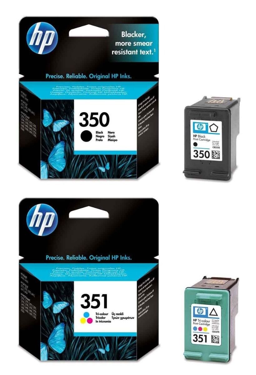 HP 350 / HP 351 Black & Tri-Colour Ink Cartridge Multi-Pack (SD412EE)