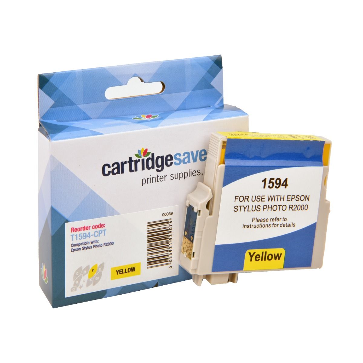 Compatible Epson T1594 Yellow Ink Cartridge