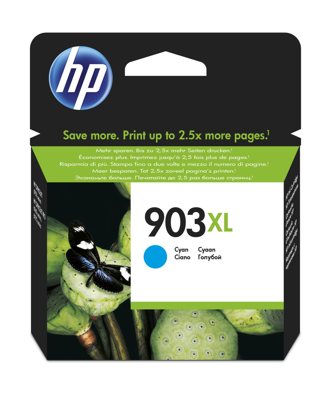 HP 903XL High Capacity Cyan Ink Cartridge - (T6M03AE)