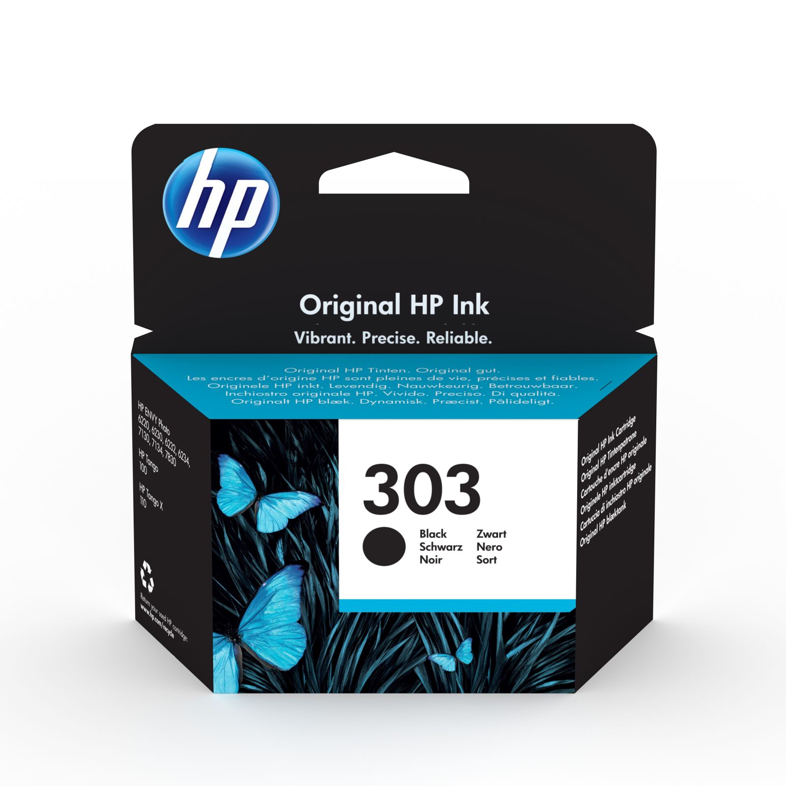 HP 303 Black Ink Cartridge - (T6N02AE)