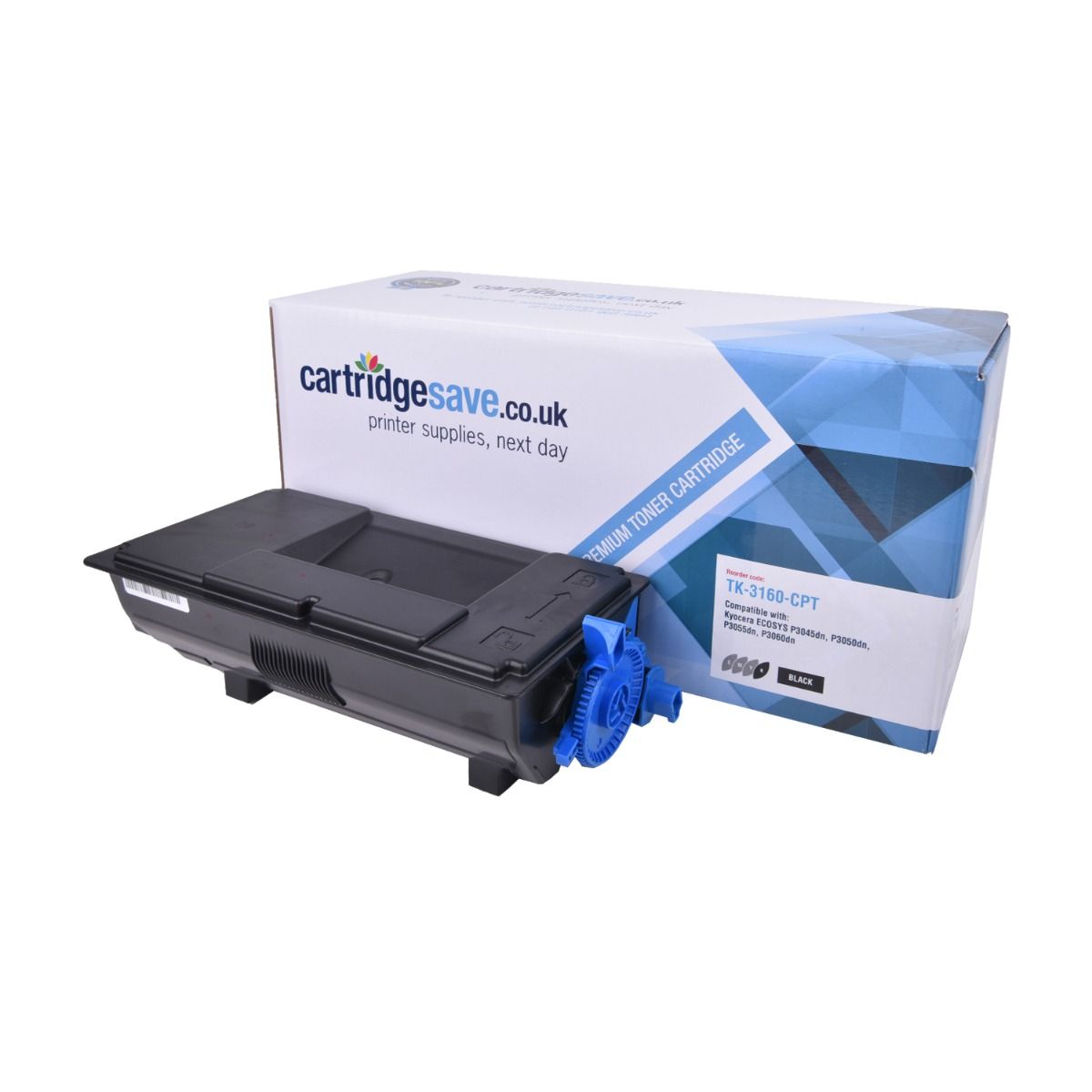 Compatible Kyocera TK-3160 Black Toner Cartridge