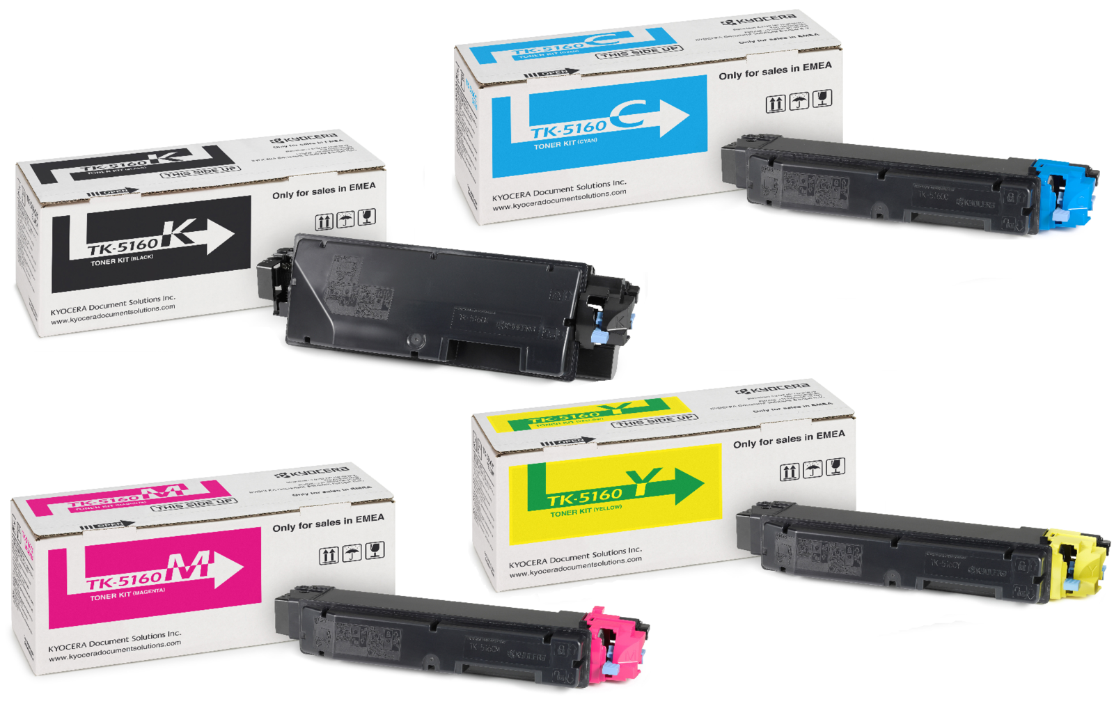 Kyocera TK-5160 4 Colour Toner Cartridge Multipack