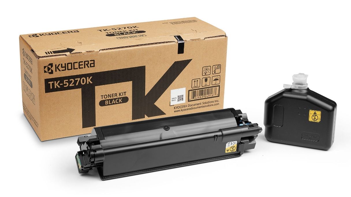 Kyocera TK-5270K Black Toner Cartridge - (1T02TV0NL0)