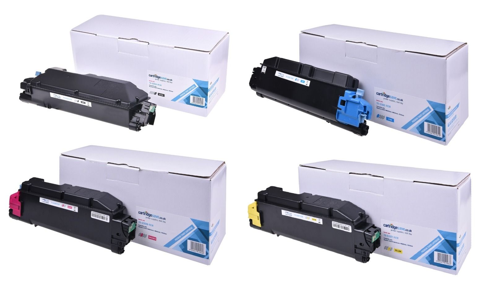 Compatible Kyocera 4 Colour TK-5280 Toner Cartridge Multipack