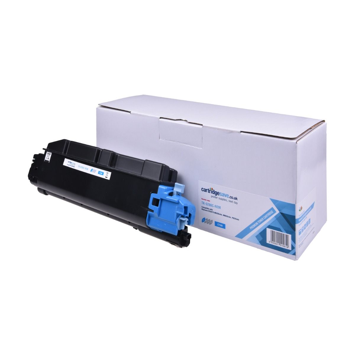 Compatible Kyocera TK-5280C Cyan Toner Cartridge - (1T02TWCNL0)