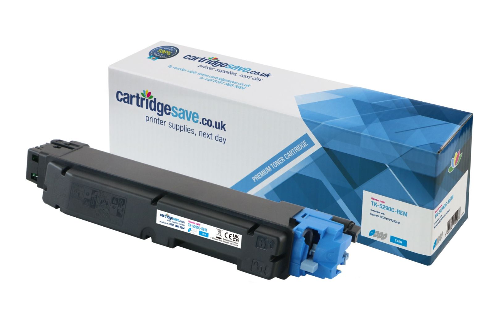 Compatible Kyocera TK-5290C Cyan Toner Cartridge