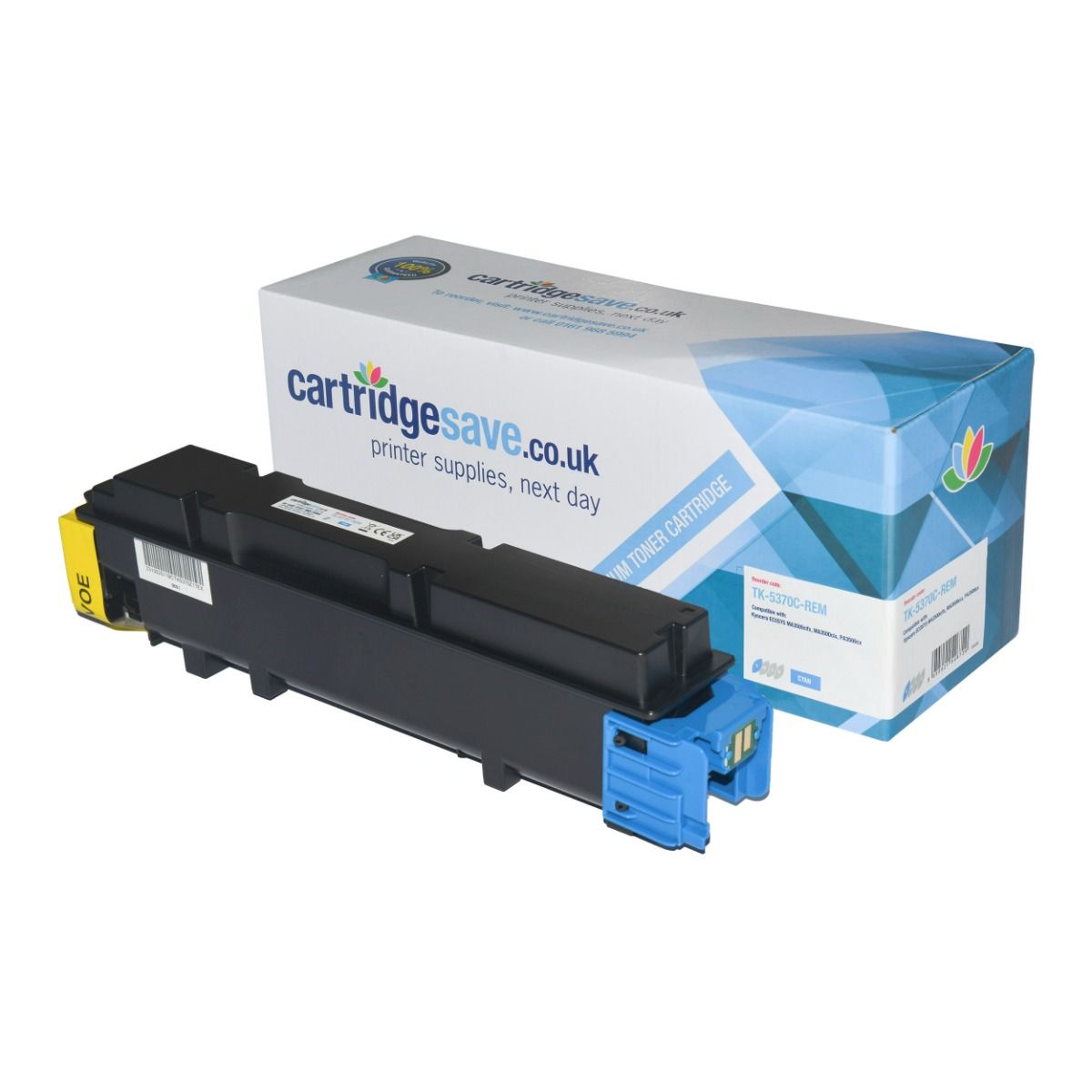 Compatible Kyocera TK-5370C Cyan Toner Cartridge