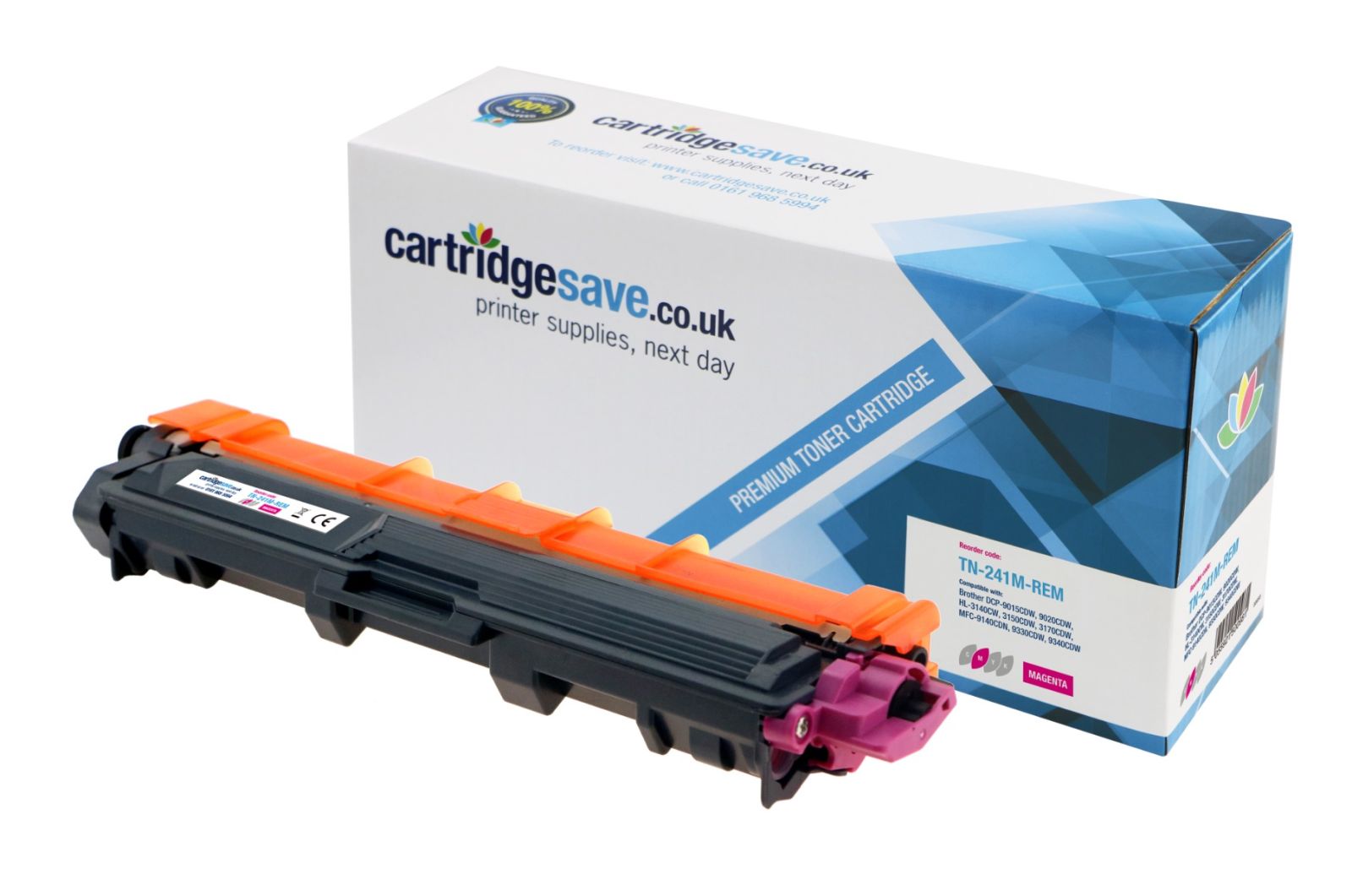 Compatible Brother TN-241M Magenta Toner Cartridge