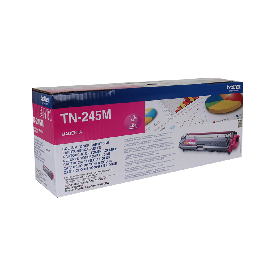 Brother TN-245M High Capacity Magenta Toner Cartridge