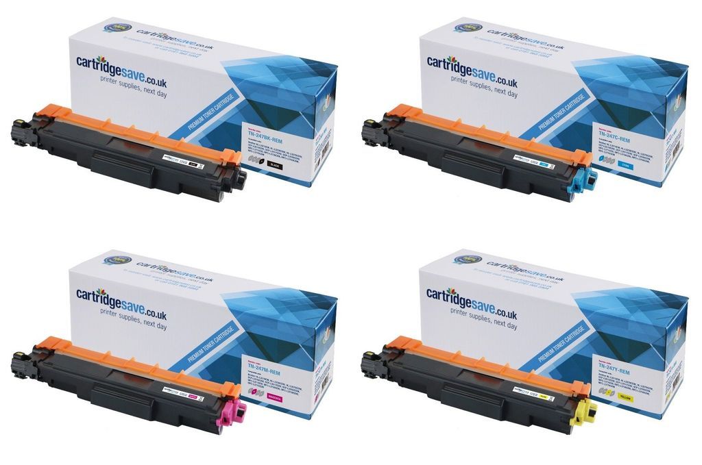 Compatible Brother TN-247 4 Colour Toner Cartridge Multipack